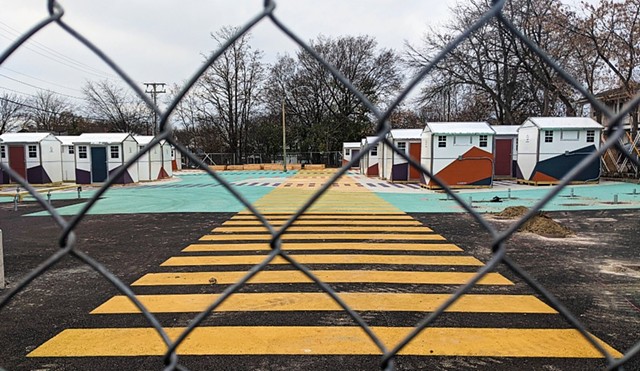 The Elmwood Avenue shelter site - COURTNEY LAMDIN ©️ SEVEN DAYS