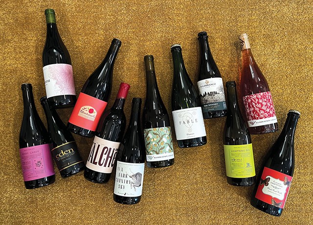 Wines and ciders from Vermont producers at Schmetterling Wine Shop - COURTESY