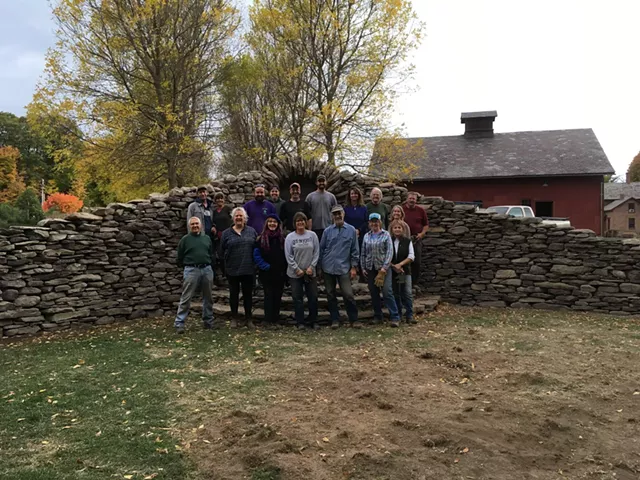 A Wall for the Ages in Burlington's Intervale