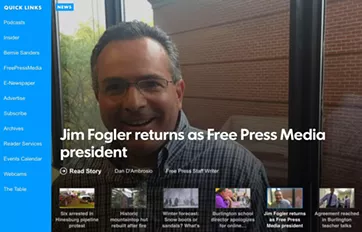 Media Note: Getler Out, Fogler In at Burlington Free Press