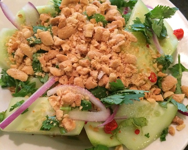 Cucumber salad with fish sauce - SUZANNE PODHAIZER