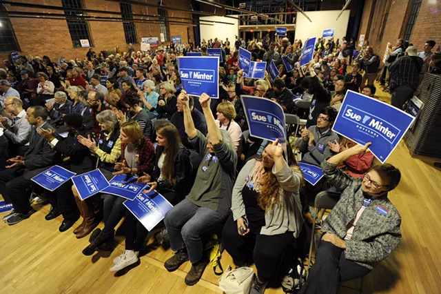 Sanders Fires Up Montpelier Crowd for Vermont Democrats