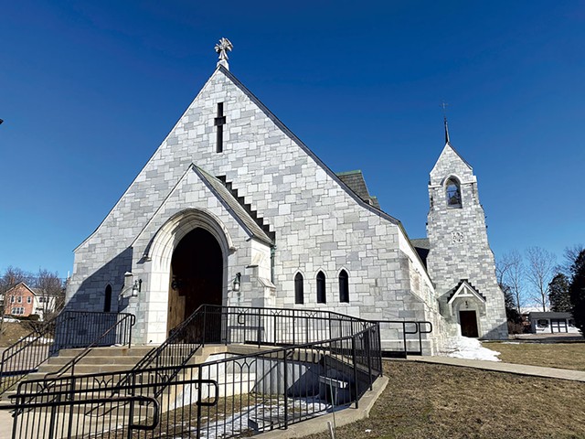St. Stephen Catholic Church in Winooski - FILE: SASHA GOLDSTEIN ©️ SEVEN DAYS