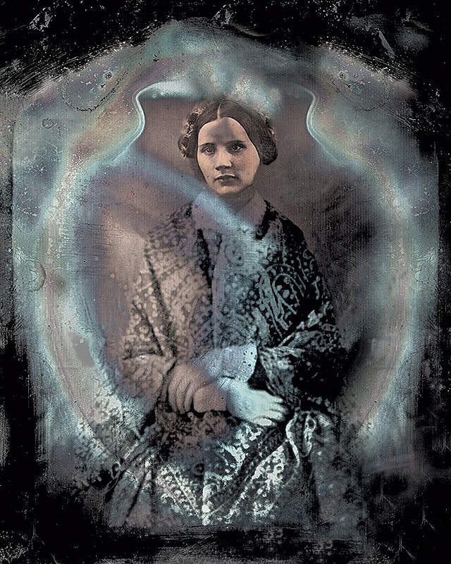 "Blue Woman, From Ruby Ambrotype" - COURTESY