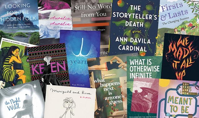 Books by the 2022 Vermont Book Award finalists - ALL IMAGES COURTESY