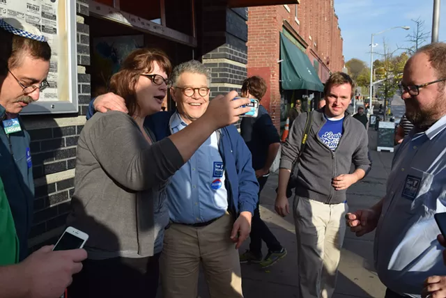 Al Franken Stumps in Burlington for Vermont Democrats