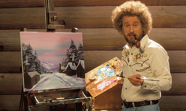 Wilson plays a Bob Ross look-alike &mdash; in Vermont! &mdash; in McAdams' whimsical but airless comedy. - COURTESY OF IFC FILMS