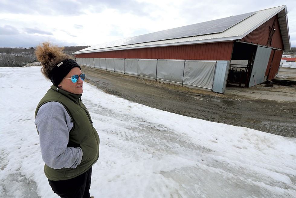 Washington dairy farmer Jennifer Lambert - KEVIN MCCALLUM ©️ SEVEN DAYS