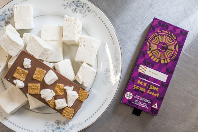 Haute &amp; Heady S'mores Bliss Bar with locally made marshmallows from Nomadic Kitchen - LUKE AWTRY