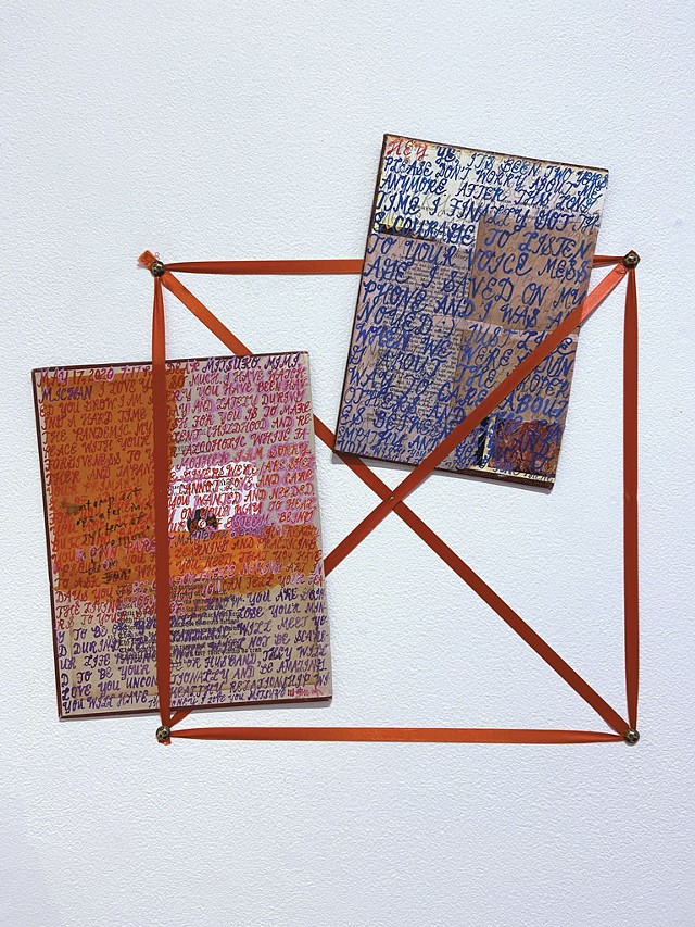 Installation view, "Letters Mingle Souls," by Mitsuko Brooks - COURTESY OF ERIN JENKINS/BMAC