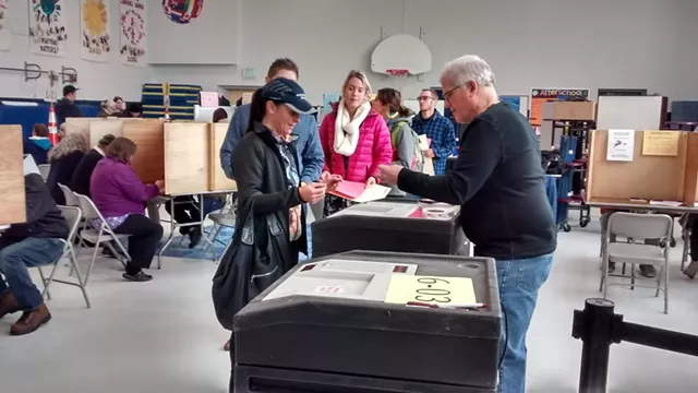 Election Day Brings High Turnout &mdash; and Voter Relief