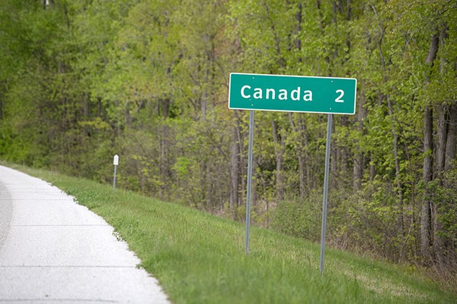 Approaching the U.S. Canadian Border on I-89 - DARIA BISHOP