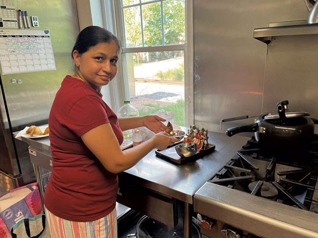 Sarita Devi at Richmond Community Kitchen - COURTESY