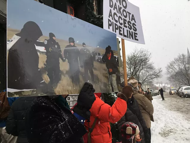 Dakota Access Pipeline Opponents March on TD Bank in Montpelier