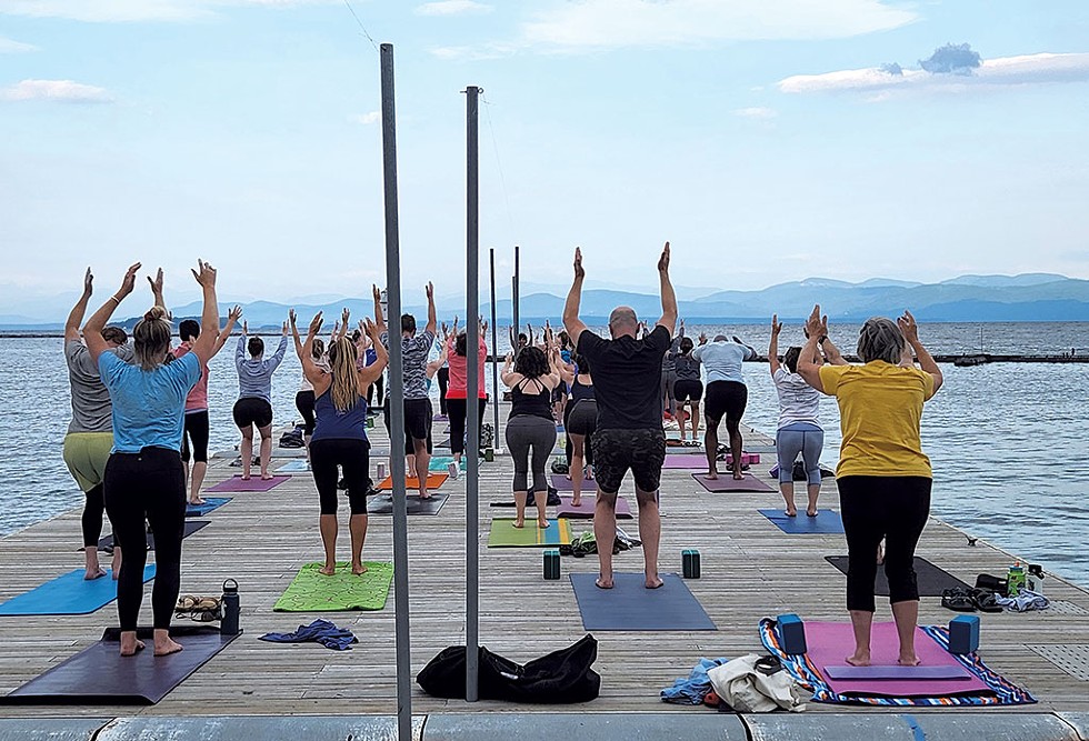 Yoga on the Dock - CAROLYN SHAPIRO