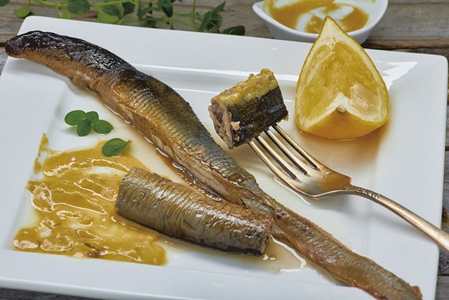 Stewed lamprey with mustard and lemon - &copy; ROBERTS RESNAIS | DREAMSTIME