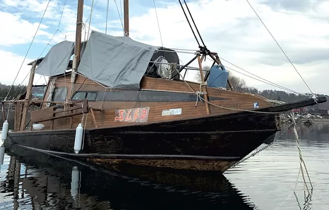 Sailor on Arctic Boat Moored in Burlington Harbor Calls it Quits