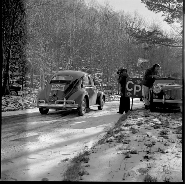 Rallies in the 1950s were labor intensive, requiring scores of volunteers at checkpoints along the route to time competitors. - HISTORICAL PHOTO COURTESY OF GARY HAMILTON