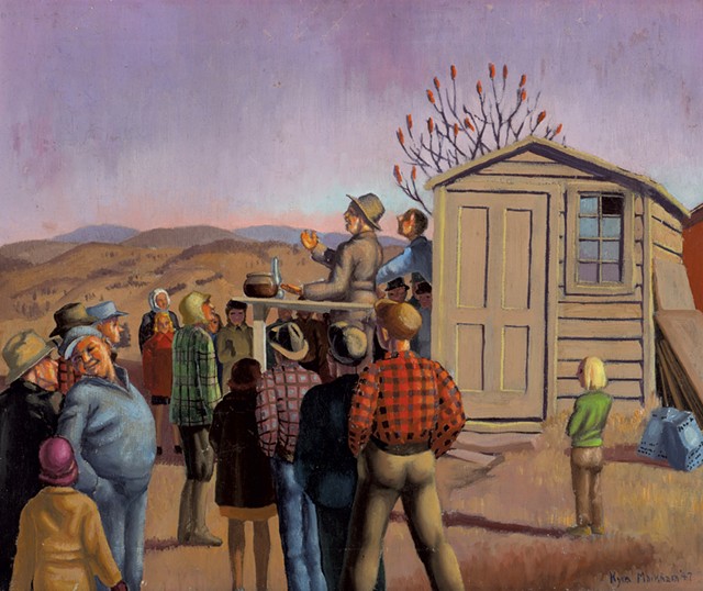 "Country Auction" by Kyra Markham - COURTESY OF DONNEL BARNUM