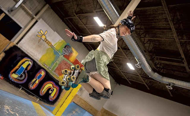 Rolling with it: we turned a skate park into our living room