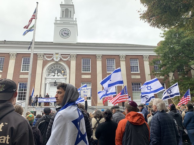 Rally in solidarity with the people of Israel - HANNAH FEUER ©️ SEVEN DAYS