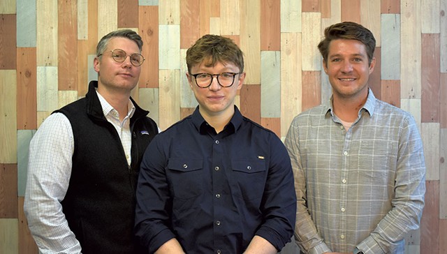 From left: Prime Engineering founder Keith Oldinski, engineer Mason Redfield and managing partner Benjamin Hardy - COURTESY