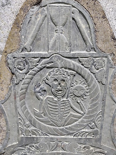 Susanna Jaynes' 1776 gravestone - COURTESY OF JEN BARTLAU