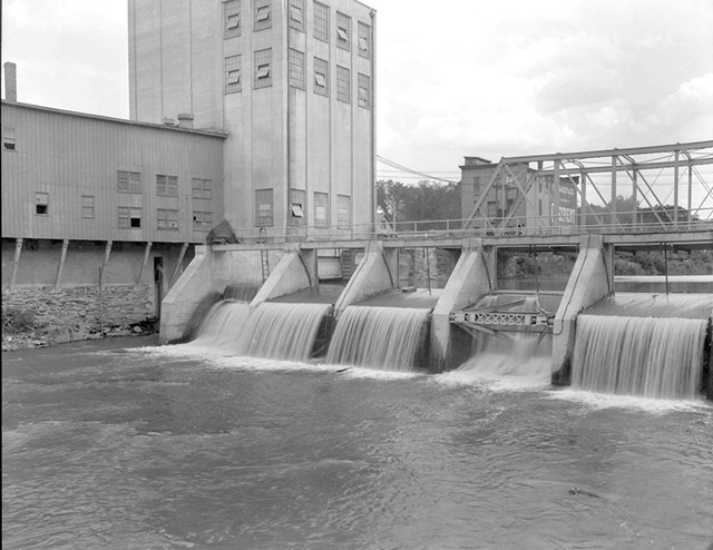 Bailey Dam, circa 1934 - COURTESY OF VERMONT HISTORICAL SOCIETY
