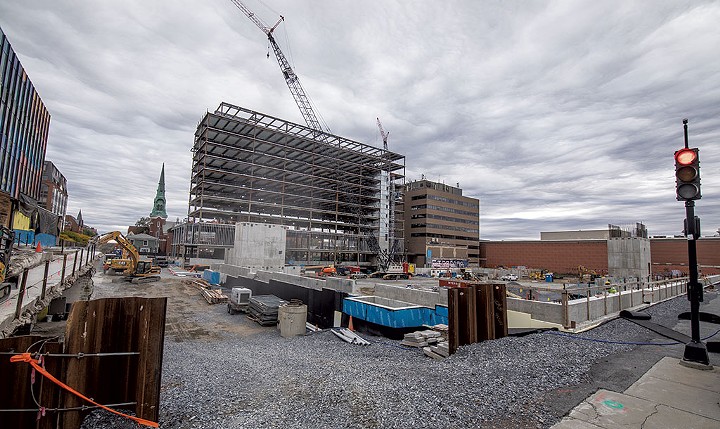 CityPlace Burlington: Developers say that by 2025, the former mall will be replaced by more than 400 apartments and numerous businesses. - LUKE AWTRY