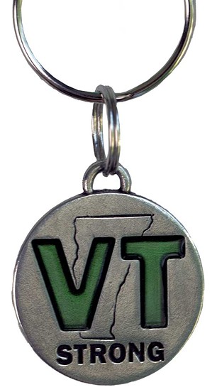 Vermont Strong Keyring, Flood Relief Fundraising Keychain