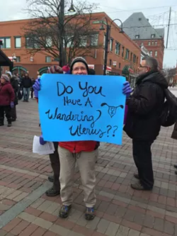 Don't Panic: In Advance of Trump Inauguration, Burlington Activists Perform Hysteria
