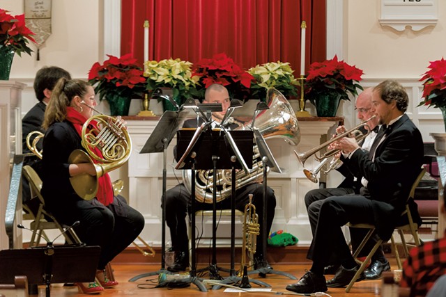 Vermont Symphony Orchestra's brass quintet - COURTESY