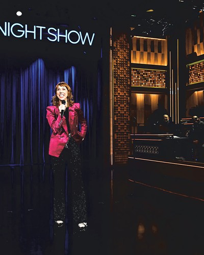 Tina Friml on "The Tonight Show Starring Jimmy Fallon" - COURTESY OF TODD OWYOUNG/NBC