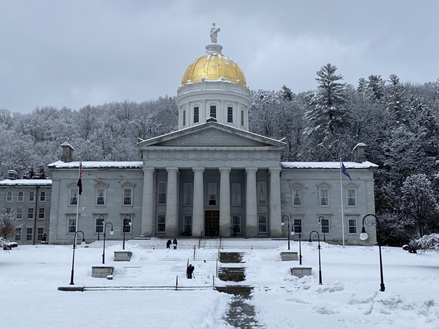 The Vermont Statehouse - MATTHEW ROY ©️ SEVEN DAYS