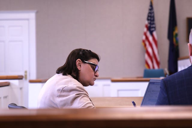 Addison County State's Attorney Eva Vekos on Monday - DEREK BROUWER ©️ SEVEN DAYS