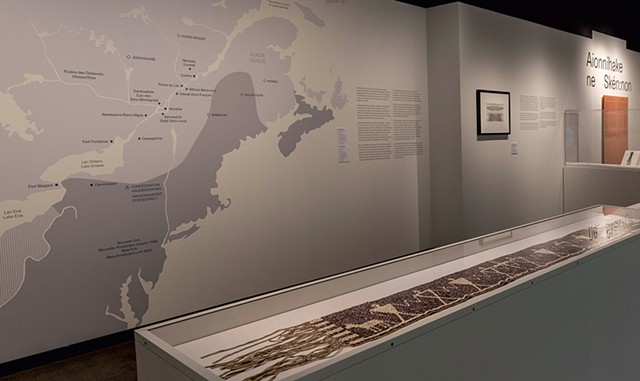 "Wampum: Beads of Diplomacy" installation view - COURTESY OF ROGER AZIZ