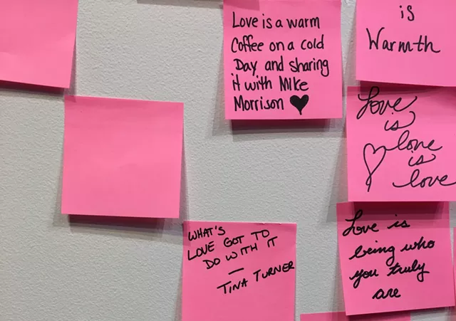 Frog Hollow Craft Gallery Builds a Wall of Love