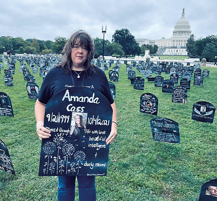 Lisa Allard at Trail of Truth in Washington, D.C. - COURTESY