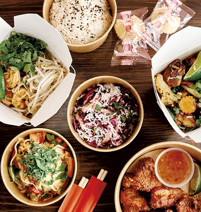 Street-food favorites at Chez Tao! - COURTESY OF ALMA KISMIC