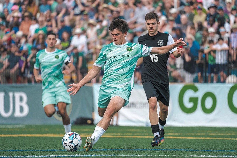 Midfielder Jackson Castro (with ball) - COURTESY OF SPENSER POWELL