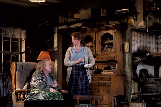 Kristine Nielsen and Maxine Linehan in The Beauty Queen of Leenane - COURTESY OF JOEY MORO