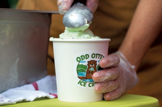 Odd Otter Ice Cream's Mint Chocolate Chunk - COURTESY