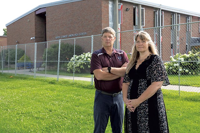 North Country principal Chris Young and superintendent Elaine Collins - DON WHIPPLE