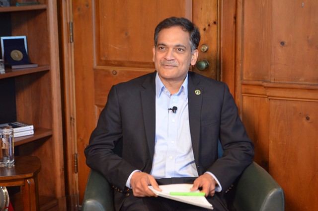 University of Vermont president Suresh Garimella - FILE: MOLLY WALSH ©️ SEVEN DAYS