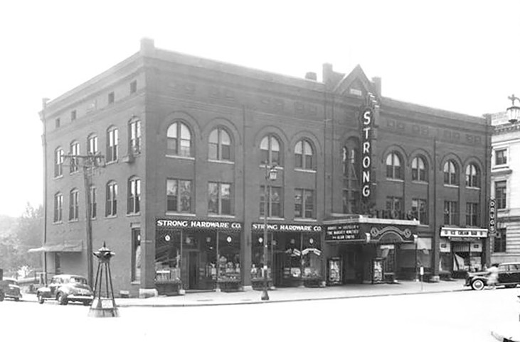 Strong Theater in Burlington - COURTESY OF UVM SPECIAL COLLECTIONS