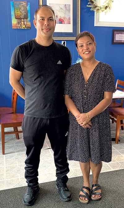 Dhanbahadur Chhetri and Rozee Pardha of Mountain Valley Restaurant - MELISSA PASANEN