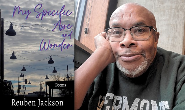 Ruben Jackson with My Specific Awe and Wonder poetry book cover