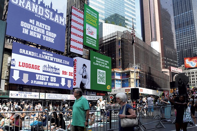 Billboard in Times Square - COURTESY