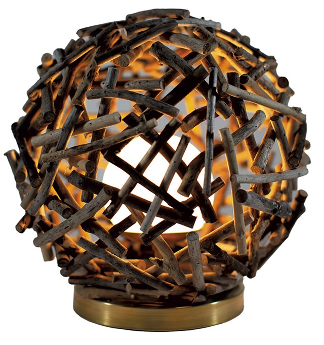 Haystack lamp by Clay Mohrman - COURTESY