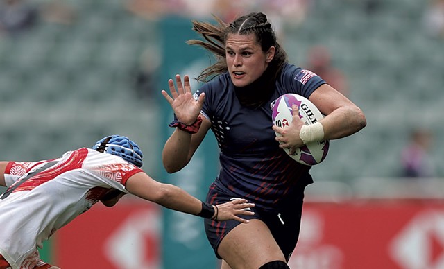 U.S. Olympic rugby player Ilona Maher